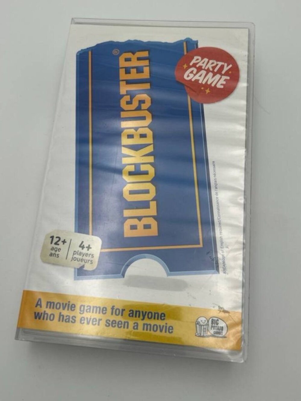 Blockbuster Movie Trivia Party Game Complete VHS Box